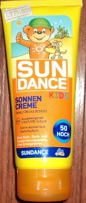 Kem chống nắng SUNDANCE toàn thân loại dành cho trẻ em