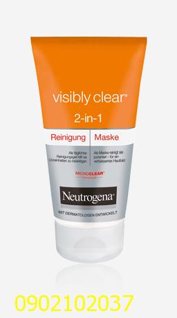 Sữa rửa mặt & mặt nạ 2 trong 1 Neutrogena Visibly Clear 2 in 1 WASH & MASK
