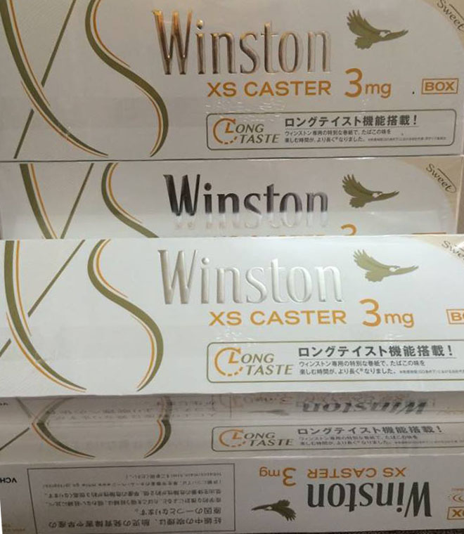 Thuốc lá Winston Caster 3 Nhật xịn 100%