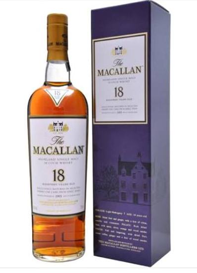 Rượu Macallan 18 năm - hàng xịn, chính hiệu 100%