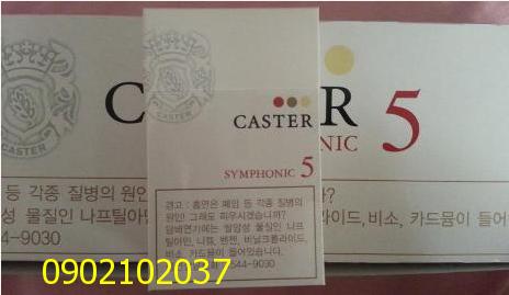 Thuốc lá Caster 1,  3, 5, 7 cua Hàn Quốc